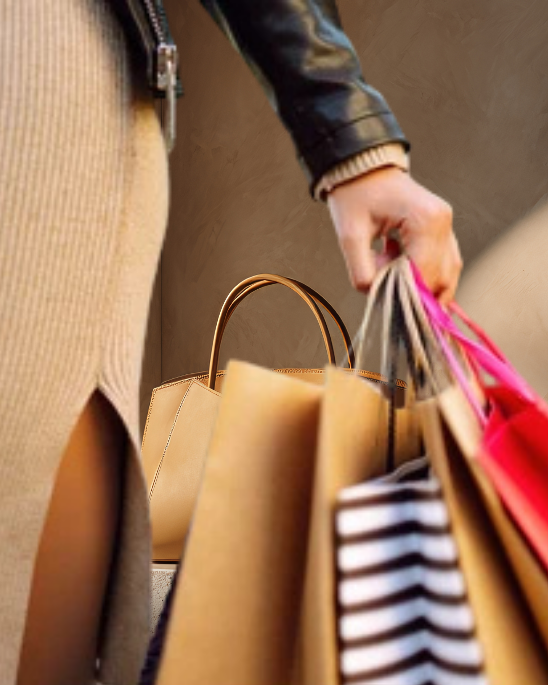 White and Brown Simple Women Bags Instagram Post